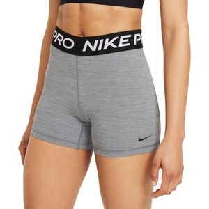 New Nike Gray and Black Athletic Shorts with Elastic Waistband